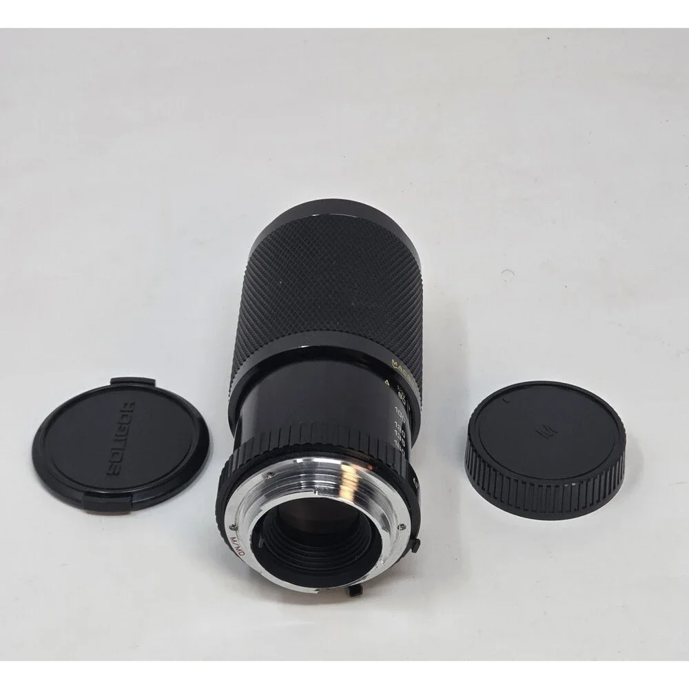 Soligor 80-200mm f/4.5 MC Zoom Macro Lens Minolta MD Mount Manual Focus Japan